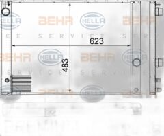 BHR CR 1682 000P E65-66 N52-53 SU RADYATÖRÜ