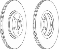 FRD DDF1713C-1 X5 E70-X5 F15-X6 E72-X6 F16 BM FREN DİSKİ ÖN ADET
