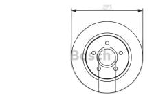 BCH 0986479763 FOCUS/C-MAX BM FREN DİSKİ ARKA [271 mm] ADET