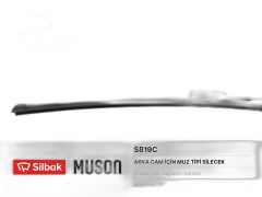 SIL SB19C MONDEO BM SİLECEK SÜPÜRGESİ ARKA MUZ TIPI UNIVERSAL 5 KAPI ( 480 MM )
