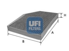 UFI 54.261.00 TRANSIT V-362/V-363 BM POLEN FİLTRESİ (KARBONLU)/BK21 18D543 AA