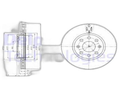 DEL BG4004 CORSA D CORSA E ADAM Z12XEP B12XEL B12XER Z14XEP B14XEL Z13DTJ B13DTC B13DTE FREN DİSKİ ÖN TAKIM 14 INCH