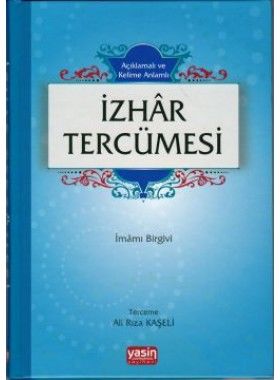 Açıklamalı İzhar Tercümesi