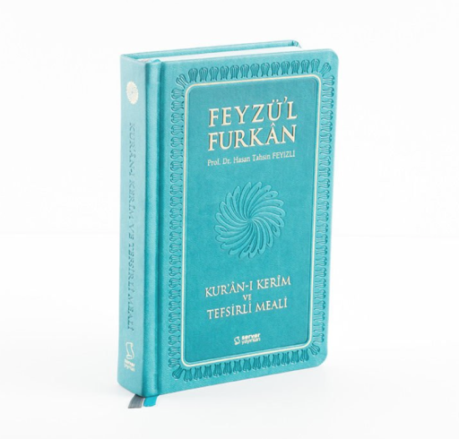 Feyzü'l Furkan Kur'ân-ı Kerîm ve Tefsirli Meali (Orta Boy - Mushaf ve Meal - Ciltli) TURKUAZ