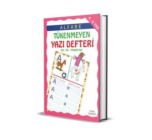 Alfabe Tükenmeyen Yazı Defteri 4-7 Yaş