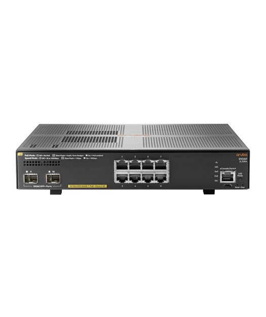 HPE Aruba 2930F 8G PoE+ 2SFP+ Swch