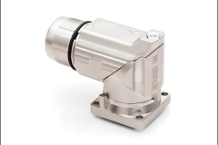 MB7RJN0601 6 POSITION 90° ROTATABLE RECEPTACLE, THREADED, STANDARD FLANGE (25.7X25.7)