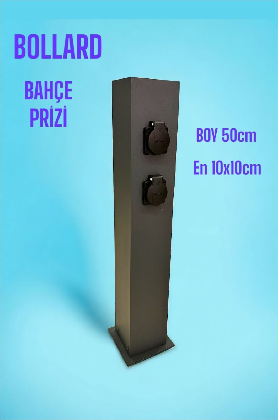 Bollard Bahçe Prizi, Cafe, Restaurat, Lobi, Prizi Dış Mekan Priz, Alüminyum Gövde