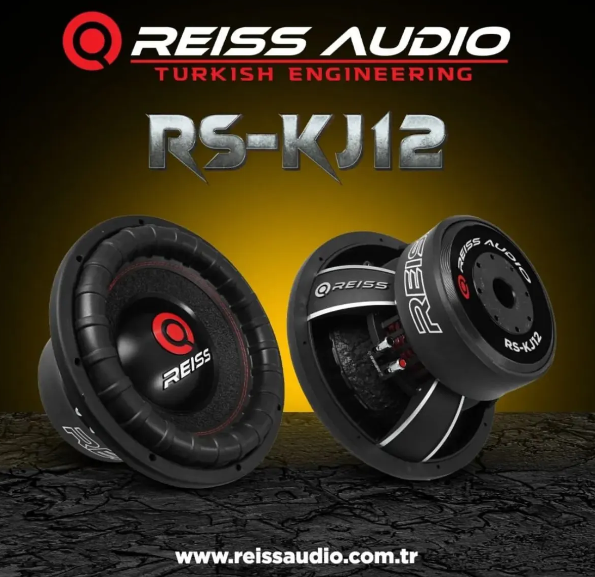 Reiss Audio Rs-KJ12 D2 4000wat 2000 Rms 30cm Spl Subwoofer Bas Çift Bobin