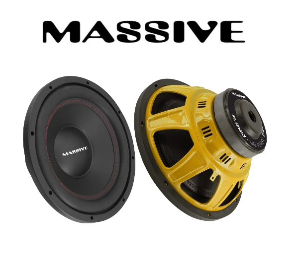 Massive Ms-kl12max 30 Cm Subwoofer Bas Bufır 1500wat-400w Rms Maximum Power