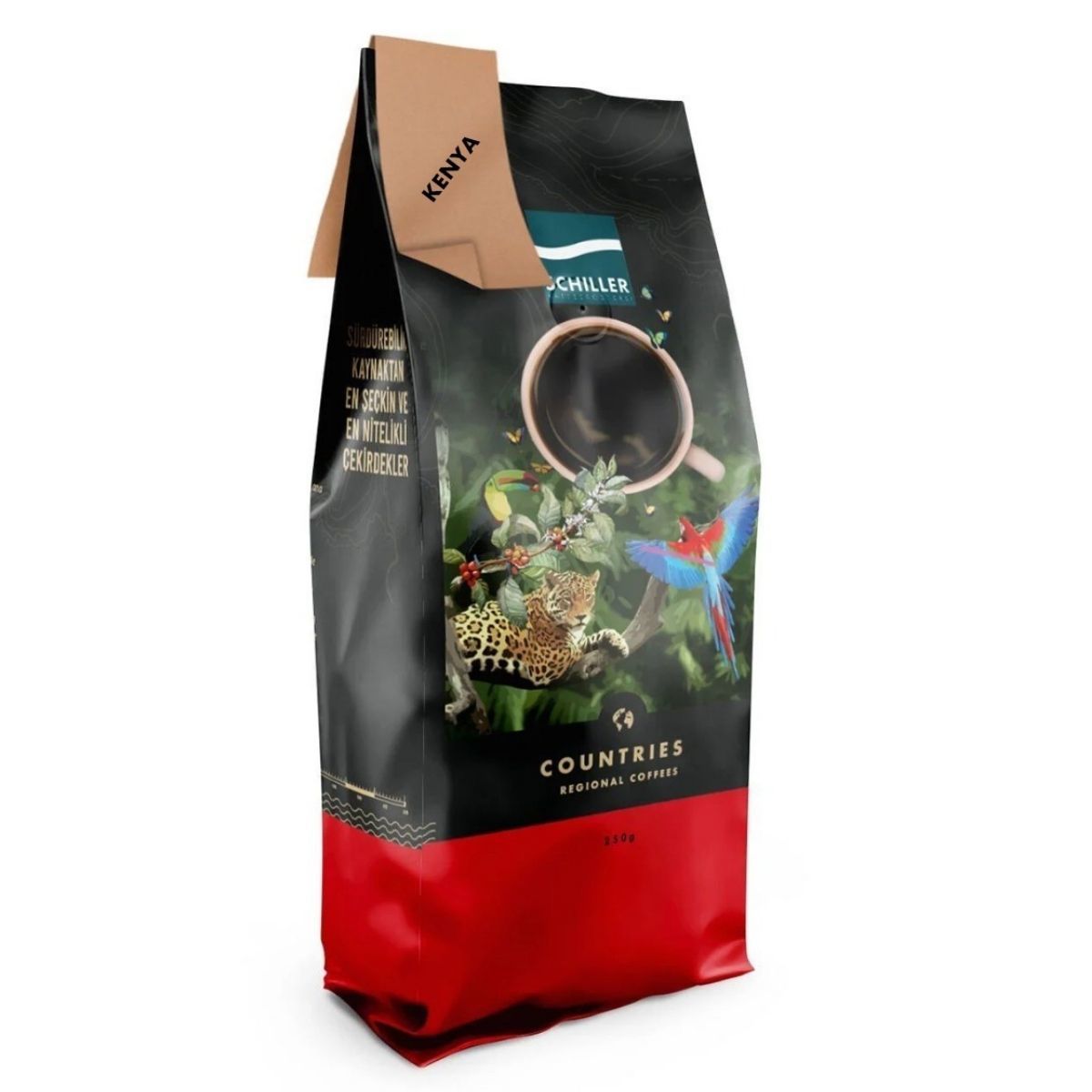 Schiller Kenya Single Origin 250 Gr Yöresel Çekirdek Kahve