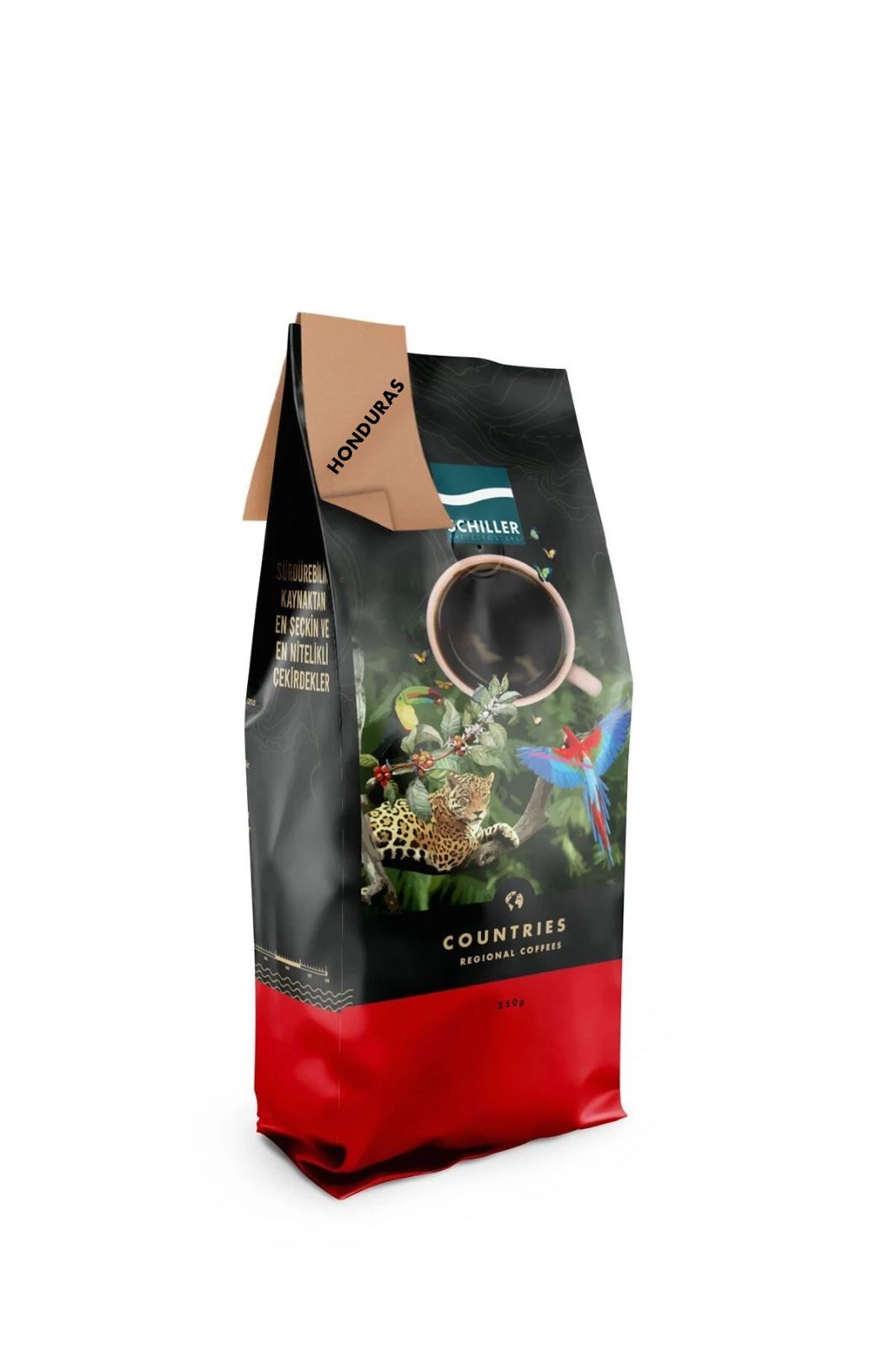 Schiller Honduras HG EP Single Origin 250 Gr Çekirdek Kahve