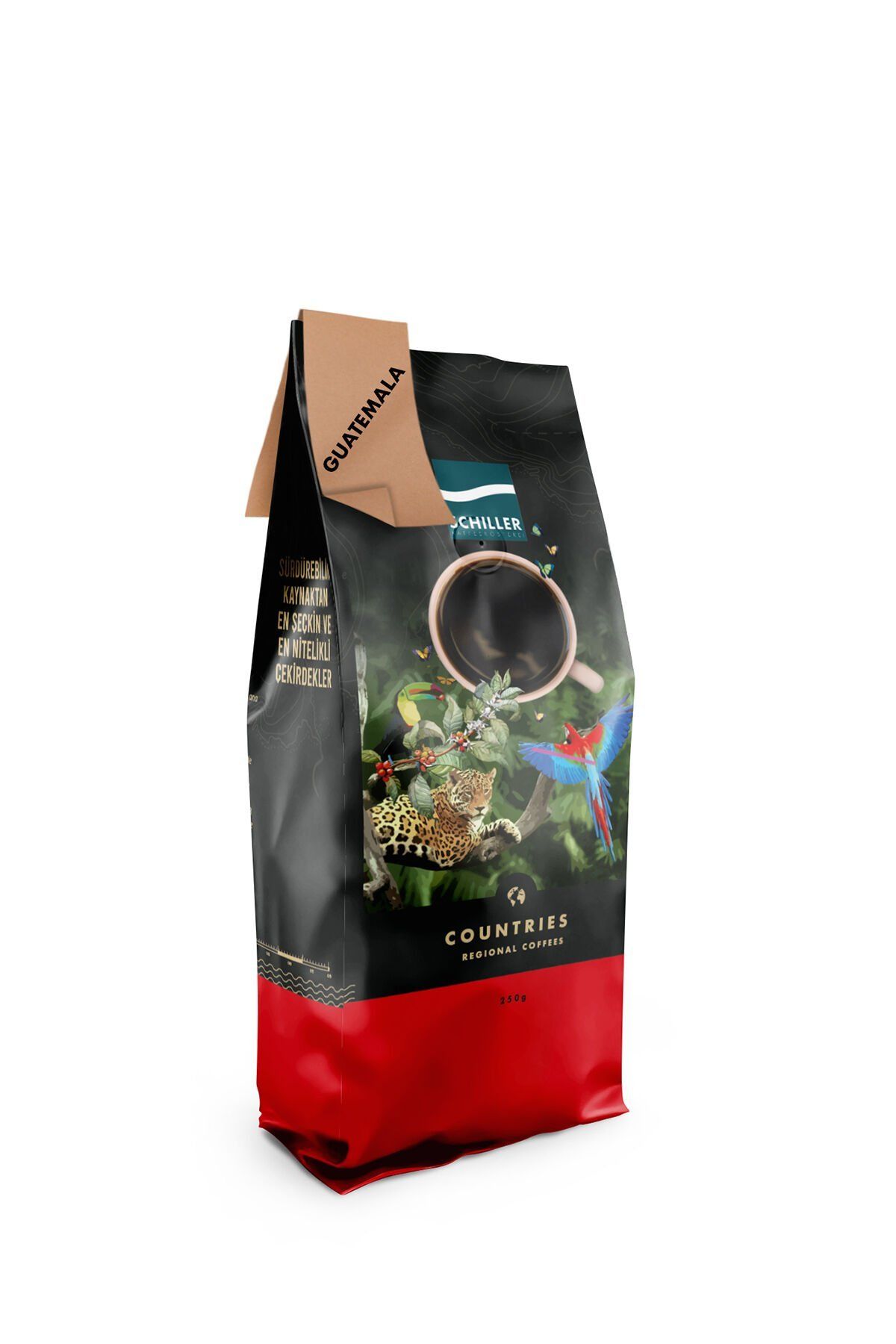 Schiller Guatemala Santa Rosa 250 Gr Yöresel Çekirdek Kahve Çekirdek Kahve