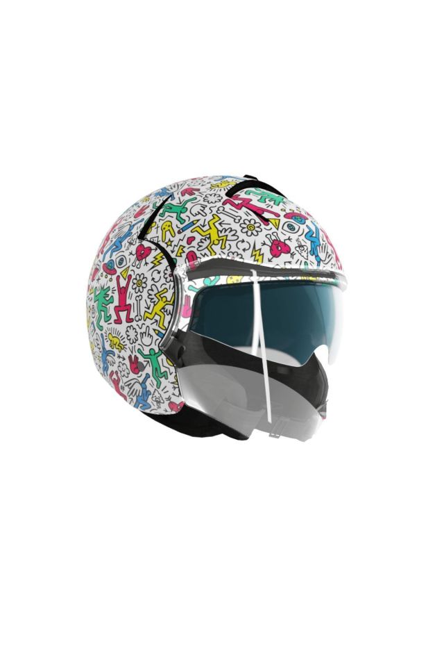 Jet&Ofc SH-64SV Tokio Doodle White