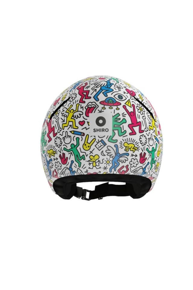 Jet&Ofc SH-64SV Tokio Doodle White