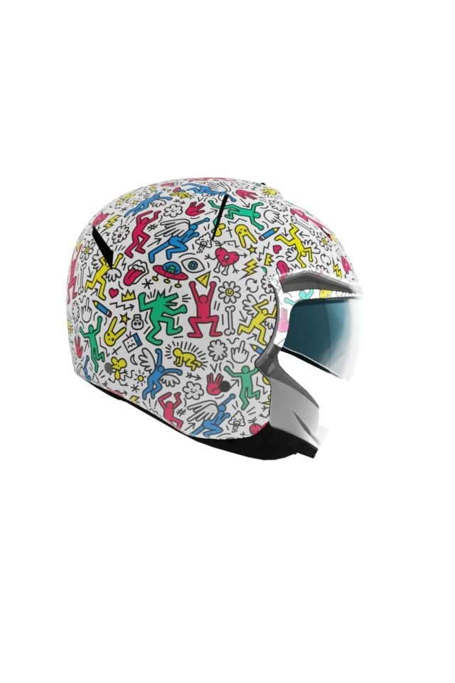 Jet&Ofc SH-64SV Tokio Doodle White