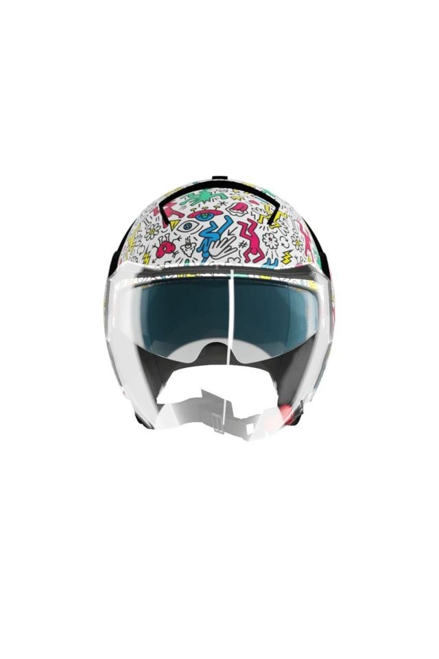 Jet&Ofc SH-64SV Tokio Doodle White