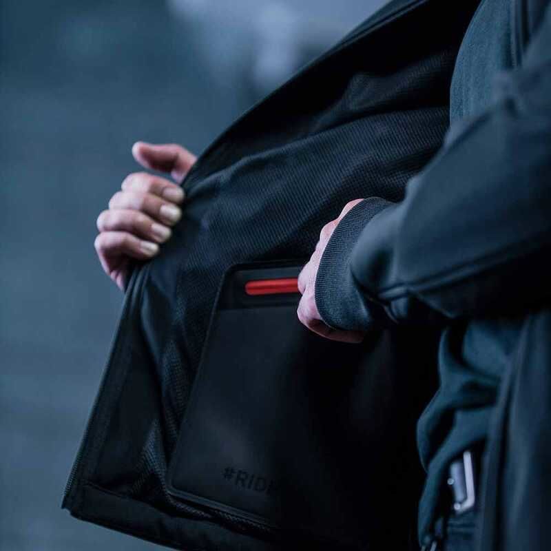 Hoodie Armor Evo Tekstil Ceket Siyah