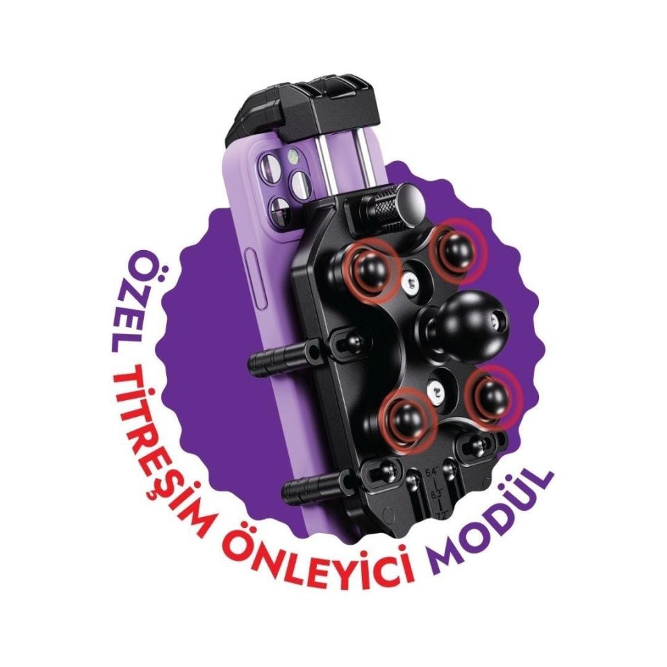 M26 Titreşim Modüllü Telefon Tutucu