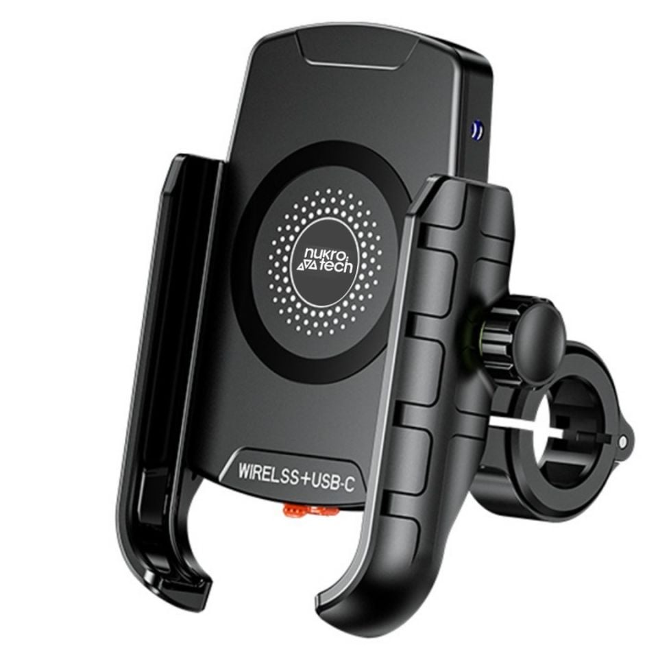 SF PLUS Wireless Şarjlı ve TYPE C Motosiklet Telefon Tutucu