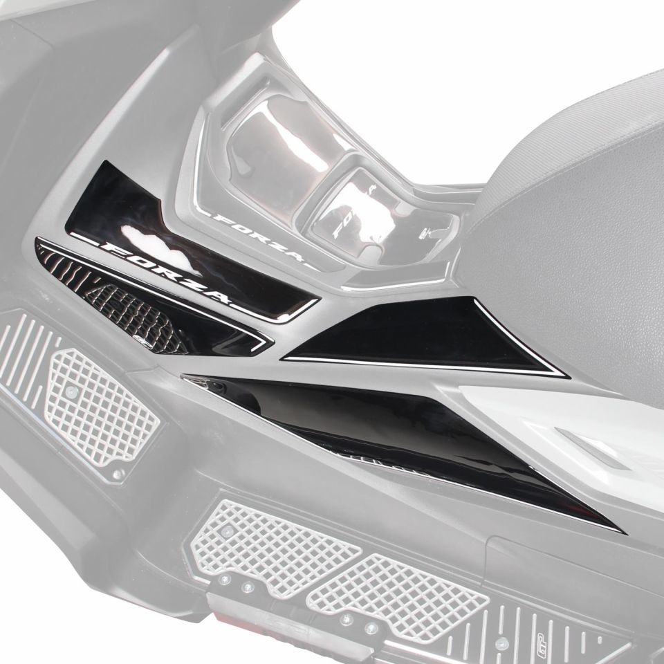 Honda Forza 250 2018-2024 Uyumlu Yan Alt Ayak Pad Gri