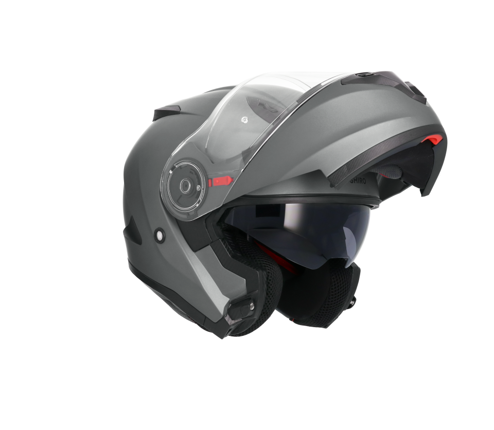 Flipup Sh-508sv Triton Asphalt Nardo Gri Çene Açılır Kask