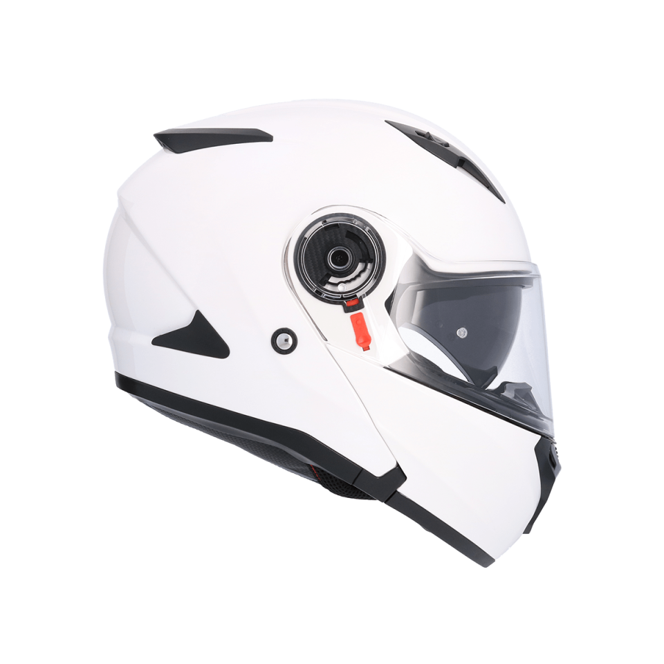 FlipUp SH-508SV TRITON Pearl Çene Açılır Beyaz Kask