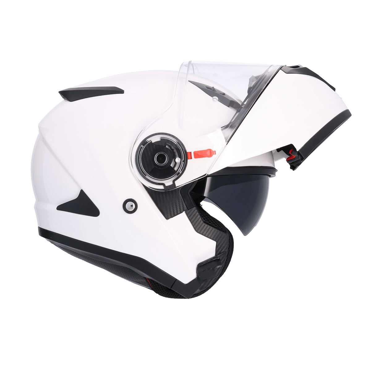 FlipUp SH-508SV TRITON Pearl Çene Açılır Beyaz Kask