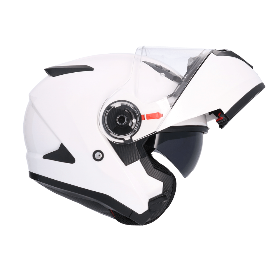 FlipUp SH-508SV TRITON Pearl Çene Açılır Beyaz Kask