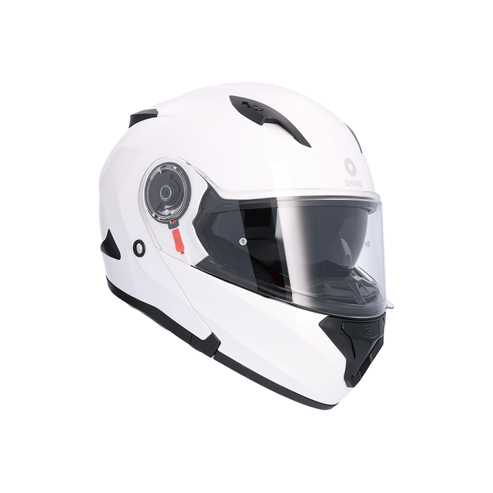 FlipUp SH-508SV TRITON Pearl Çene Açılır Beyaz Kask
