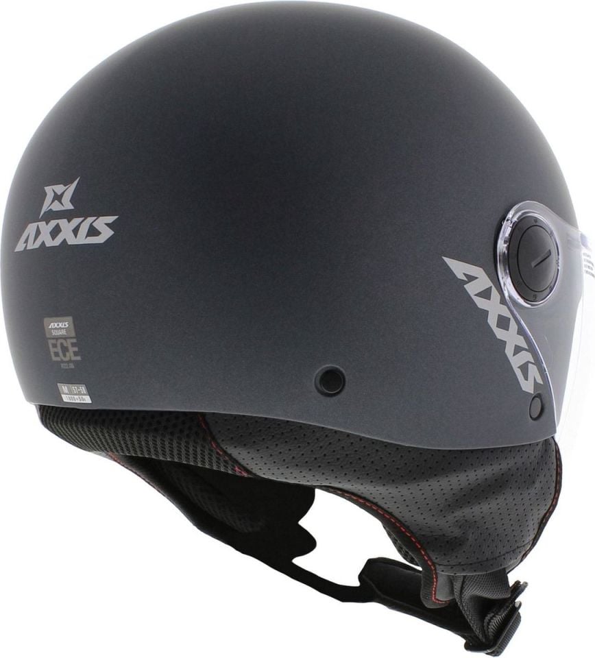 Square S Solid A2 Matt Titanium Kask
