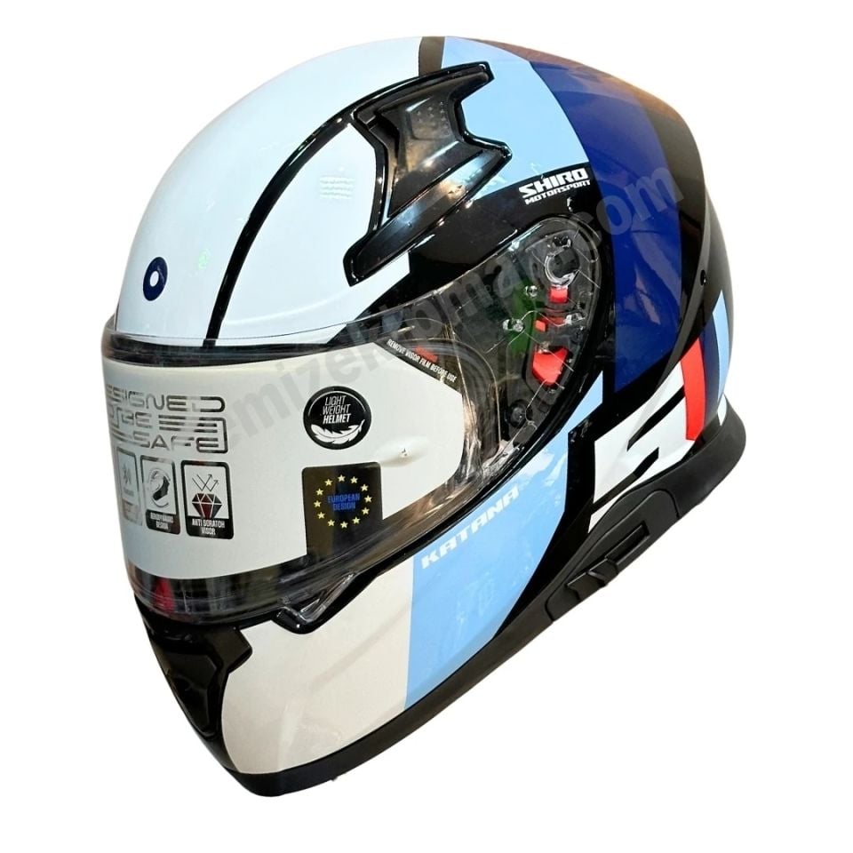 Katana M Sport Güneş Vizörlü Fullface Motosiklet Kaskı