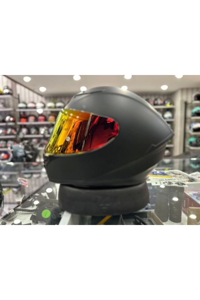 SH-870 Fighter Mat Black Kask