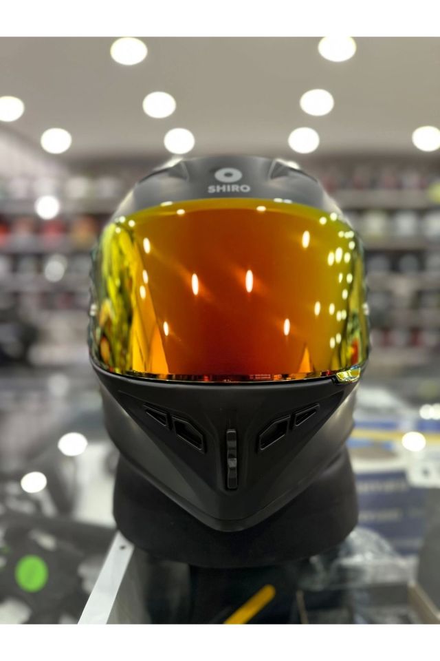 SH-870 Fighter Mat Black Kask