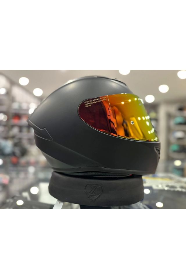 SH-870 Fighter Mat Black Kask