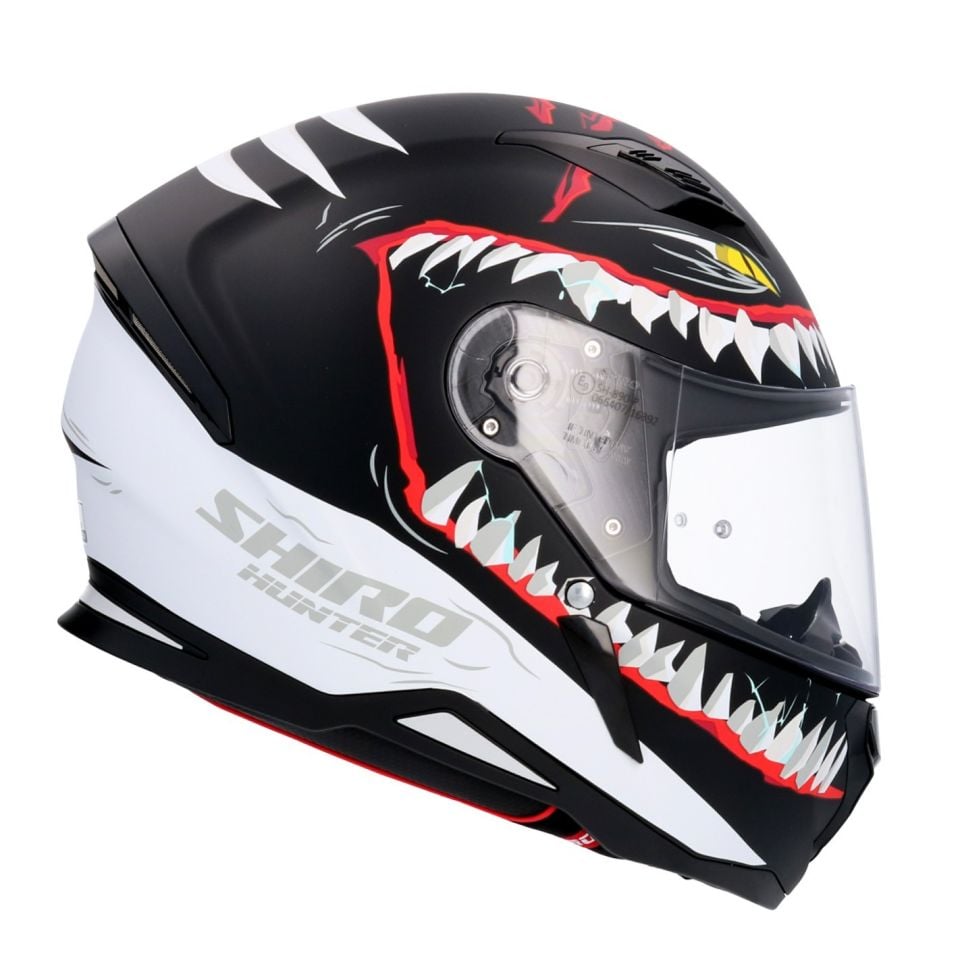 Fullface Hunter Shark Siyah