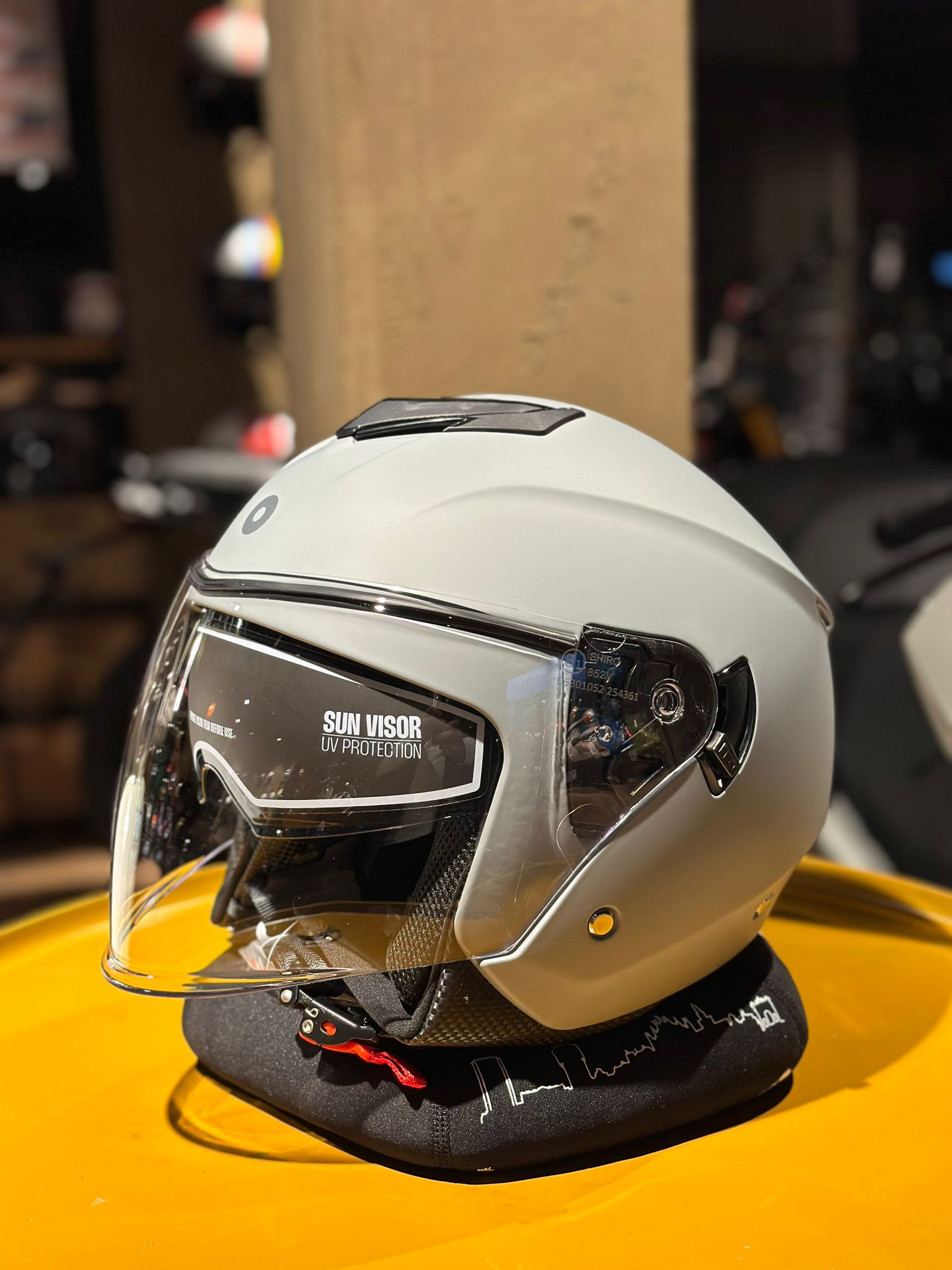 Shiro Jet&OFC Ibiza M.C SV (Gözlükü) Nardo Gri Kask