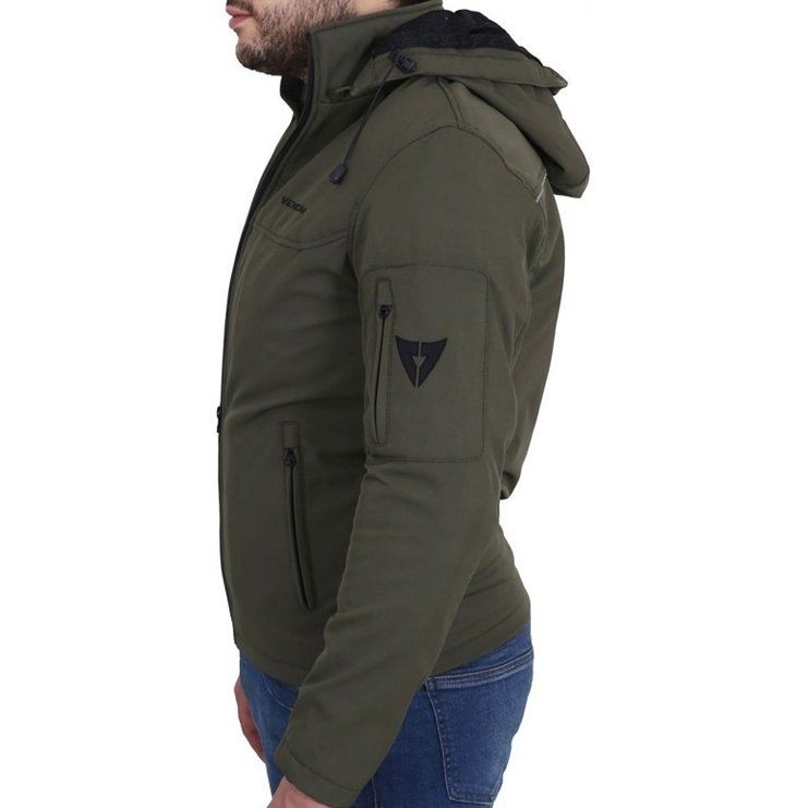 Jaws Soft Shell Haki Yeşil Kapüşonlu