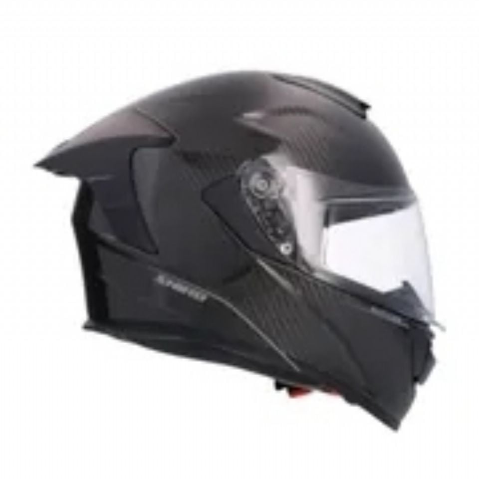 Shiro FullFace Carbon SV (Gözlüklü) Motosiklet Kaskı Siyah M