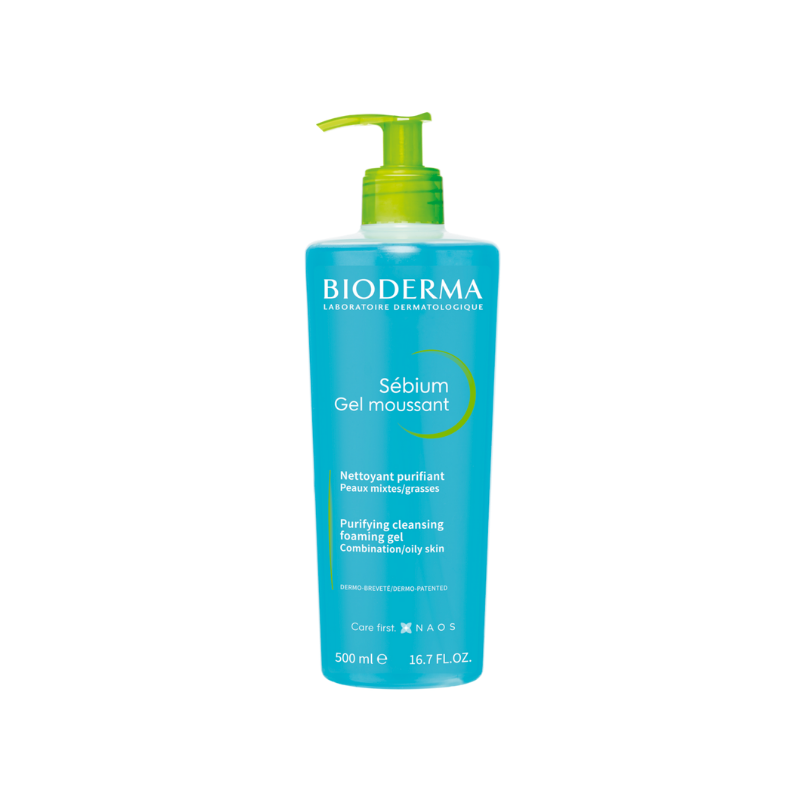 Bioderma Sebium Foaming Gel Yağlı Ciltler İçin Yıkama Jeli 500 ml