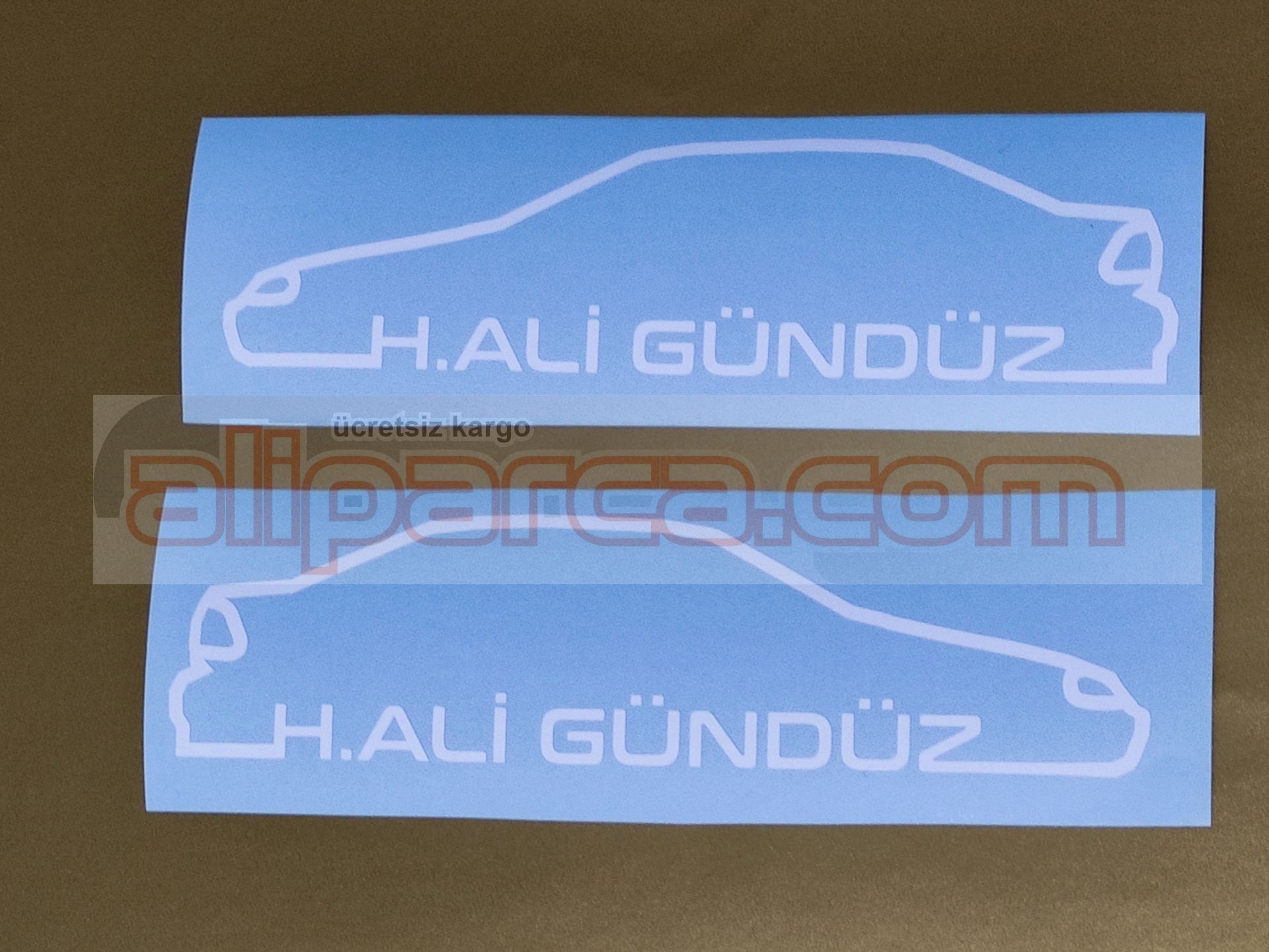 Honda Civic ies Kelebek Cam Stiker (İsme Özel) Ücretsiz Kargo