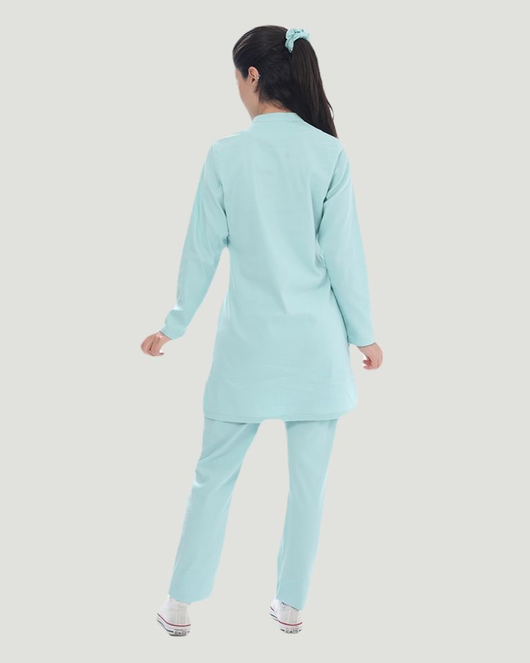 U-FLEX LİKRALI TESETTÜR CERRAHİ FORMA TAKIM XXL - Mint Yeşili