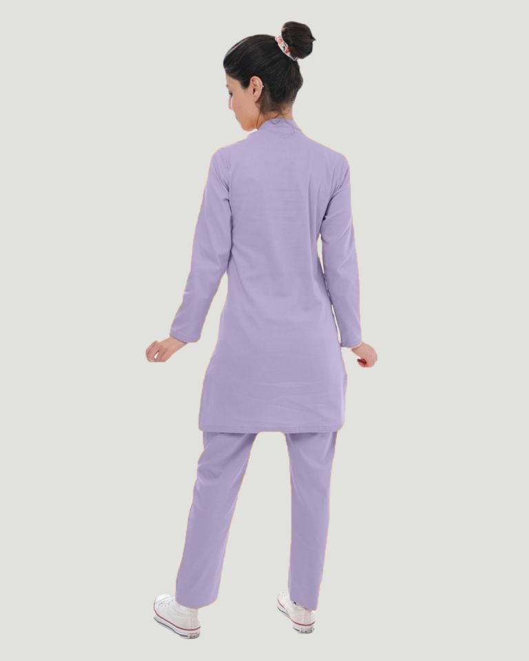 CORE-FLEX LİKRALI TESETTÜR UNİFORMA  TAKIM M - Lila