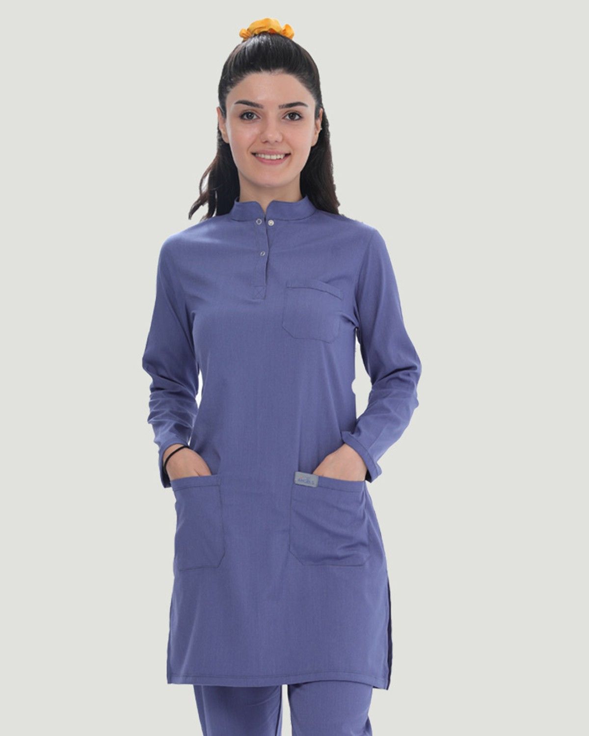 CORE-FLEX LİKRALI TESETTÜR UNİFORMA  TAKIM XXL - Havacı Mavi