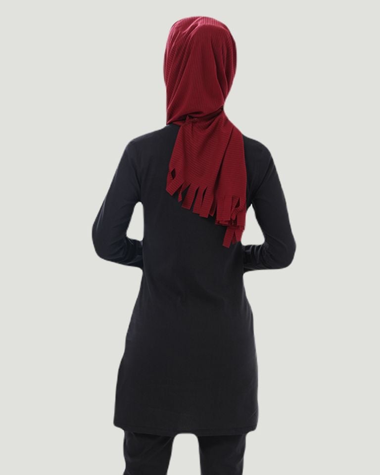 TEK ÜST U- FLEX LİKRALI TESETTÜR S - Siyah