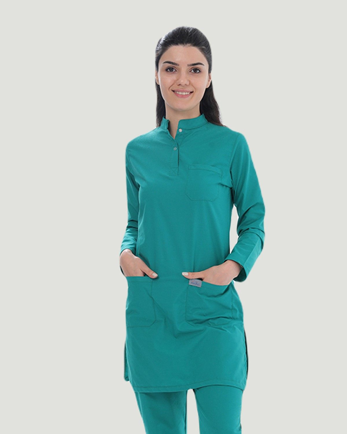 TEK ÜST U- FLEX LİKRALI TESETTÜR XS - Benetton Yeşil