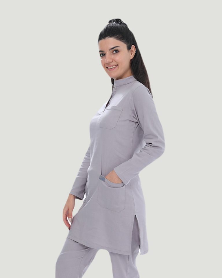 TEK ÜST U- FLEX LİKRALI TESETTÜR M - Gri