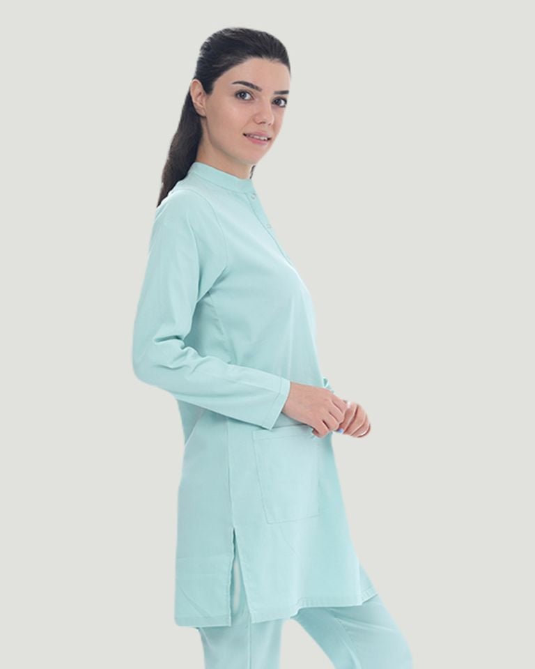 TEK ÜST U- FLEX LİKRALI TESETTÜR   L - Mint Yeşili