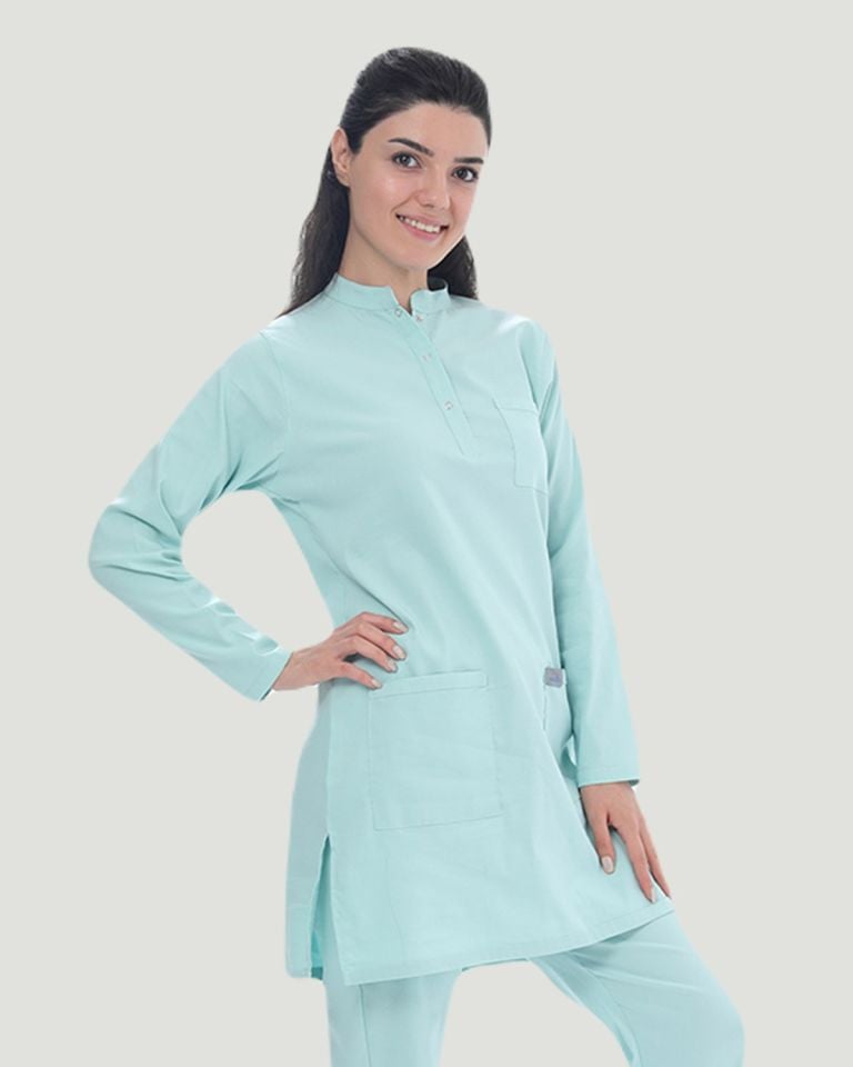 TEK ÜST U- FLEX LİKRALI TESETTÜR L - Mint Yeşili