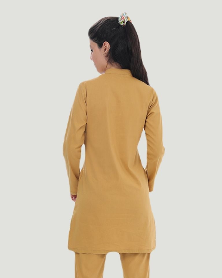 TEK ÜST U- FLEX LİKRALI TESETTÜR XL - Hardal